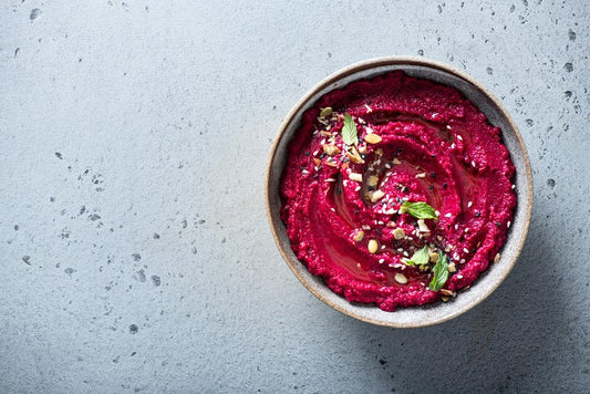 Pink Power Hummus - A Beet-iful Twist on a Classic
