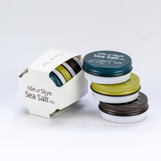 A Pinch of Skye - 3 x 25g Natural and Flavoured Sea Salts Gift Set