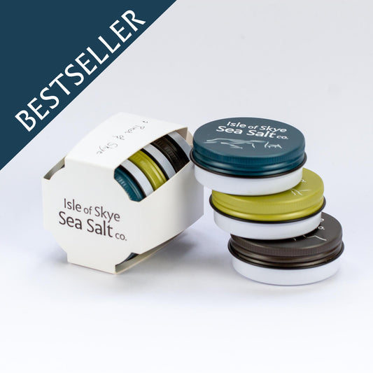 A Pinch of Skye - 3 x 25g Natural and Flavoured Sea Salts Gift Set